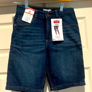 Wrangler jeans shorts, boys size 12 NWT